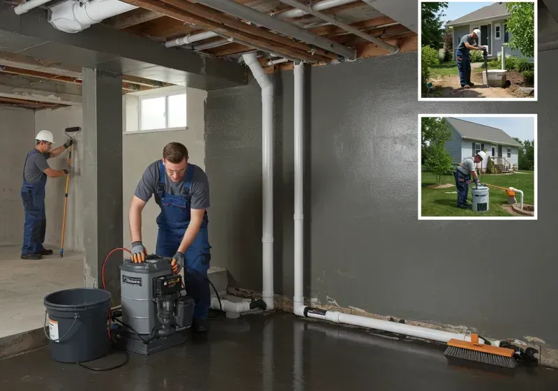 Basement Waterproofing and Flood Prevention process in Alvin, TX